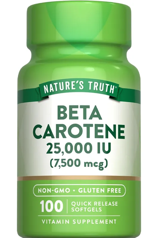 Beta Carotene 25,000 IU - 100 Softgels Beta Carotene 25,000 IU - 100 Softgels